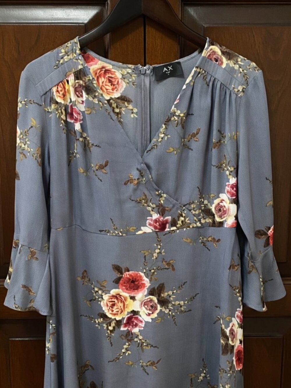 AX Paris dress with flounce sleeves